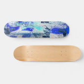 Graffiti Blue Skateboard (Horizontal)