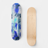 Graffiti Blue Skateboard (Vorderseite)