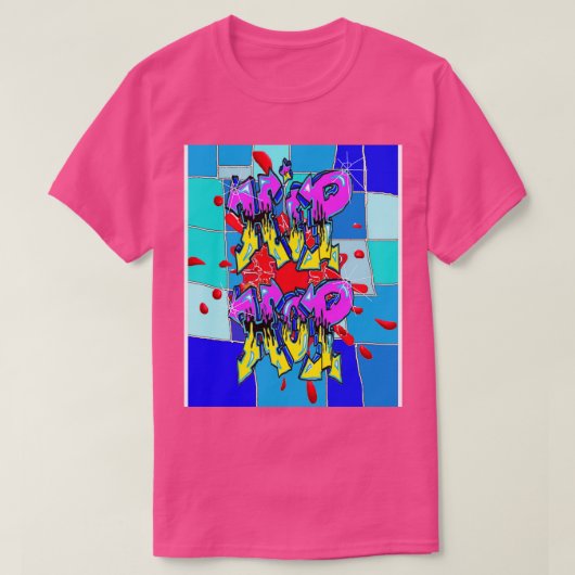Graffiti Blues Hip Hop von LEG T-Shirt (Design vorne)