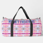 Graffiti-Blume Duffle Bag (Vorderseite)