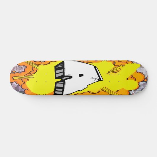 GRAFFITI BOMBING SKATEBOARD CUSTOM ABC INITIALEN (Horizontal)