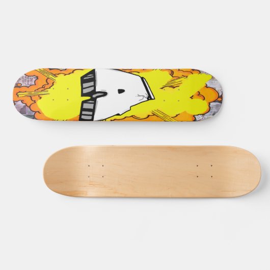 GRAFFITI BOMBING SKATEBOARD CUSTOM ABC INITIALEN (Horizontal)
