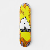 GRAFFITI BOMBING SKATEBOARD CUSTOM ABC INITIALEN (Vorne)