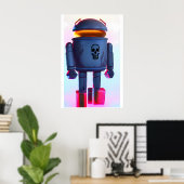 Graffiti-Bot Poster (Heimbüro)