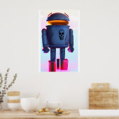 Graffiti-Bot Poster (Küche)