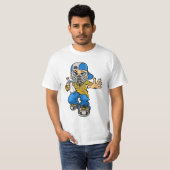 Graffiti boy and mask T-Shirt (Vorne ganz)