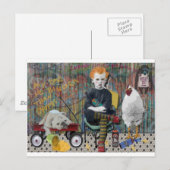 Graffiti Boy Postkarte (Vorne/Hinten)