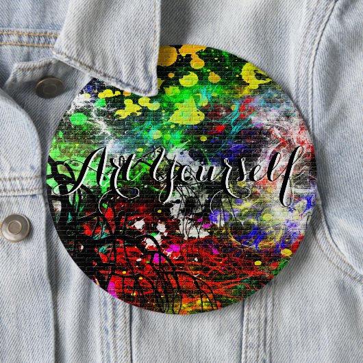 Graffiti Brick Wall Button (Beispiel)