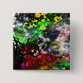 Graffiti Brick Wall Button (Vorderseite)