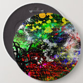 Graffiti Brick Wall Button (Vorne & Hinten)