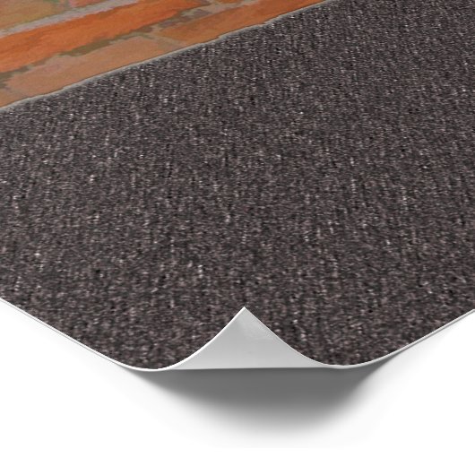 Graffiti Brick Wall individuell anpassbar Poster (Ecke)