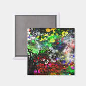 Graffiti Brick Wall Magnet (Vorderseite/Rückseite)