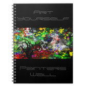 Graffiti Brick Wall Notizblock (Vorderseite)