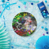 Graffiti Brick Wall Pappteller (Party)