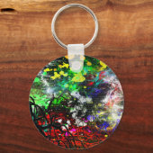 Graffiti Brick Wall Schlüsselanhänger (Vorderseite)