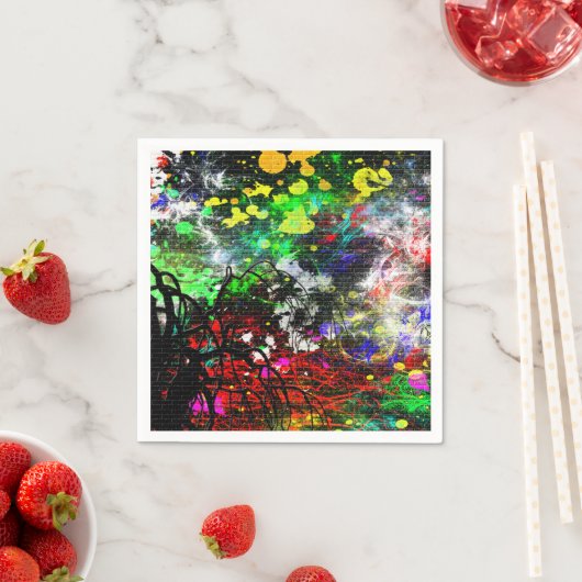 Graffiti Brick Wall Serviette (Beispiel)