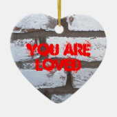 Graffiti Bricks Keramikornament (Vorne)