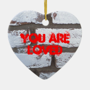 Graffiti Bricks Keramikornament