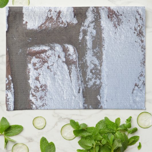 Graffiti Bricks Küchentuch (Gefaltet)