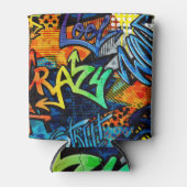 Graffiti Bricks: Urban Abstrakt Dosenkühler (Vorderseite)