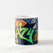 Graffiti Bricks: Urban Abstrakt Kaffeetasse (Mittel)