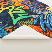 Graffiti Bricks: Urban Abstrakt Sherpadecke (3/4)