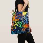 Graffiti Bricks: Urban Abstrakt Tasche (Von Nahem)