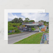 Graffiti Bridge Pensacola Florida Postkarte (Vorne/Hinten)