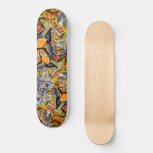 Graffiti Bridge Skateboard (Vorderseite)