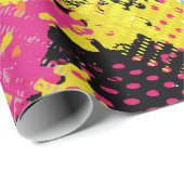 Graffiti bright psychedelic seamless pattern illus geschenkpapier (Rolleneckpunkt)