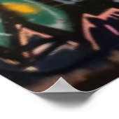 Graffiti Brooklyn Poster (Ecke)