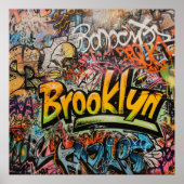 Graffiti Brooklyn Poster (Vorne)