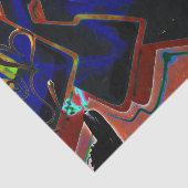 Graffiti Brown Black Painted Urban Street Wall Art Seidenpapier (Ausschnitt)