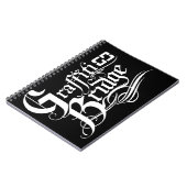 Graffiti-Brücken-Notizbuch Notizblock (Linke Seite)