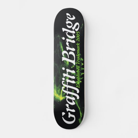 Graffiti-Brücken-Skateboard Skateboard (Vorderseite)