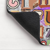 Graffiti Buchstaben Street Stil Künstlerisch Fun D Mousepad (Ecke)