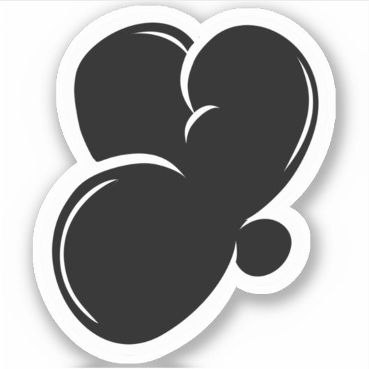 Graffiti-Buchstaben Y Essential Aufkleber (Vorderseite)