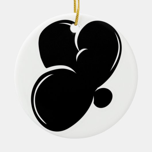 Graffiti-Buchstaben Y Essential Keramik Ornament (Vorne)