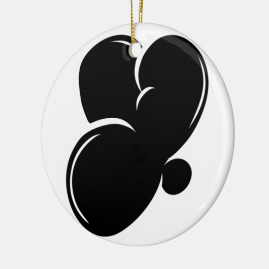 Graffiti-Buchstaben Y Essential Keramik Ornament (Links)