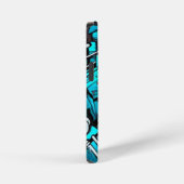 Graffiti buntes iPhone 12 Mini Tough Case, Glanz Hülle (Rechte Seite)