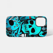 Graffiti buntes iPhone 12 Mini Tough Case, Glanz Hülle (Rückseite (Horizontal))