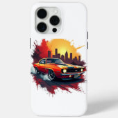 Graffiti Burnout Muscle Car Phone Case (Rückseite)