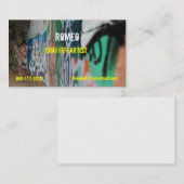 Graffiti Business Card Visitenkarte (Vorne/Hinten)