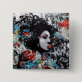 Graffiti-Button Button (Vorderseite)