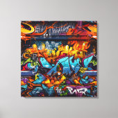 Graffiti Canvas Print Leinwanddruck (Vorderseite)