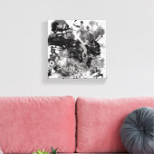 Graffiti Canvas Print Leinwanddruck (Insitu (Wohnzimmer))