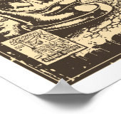 Graffiti - CANZILLA - Retro SciFi Monster Comic Poster (Ecke)