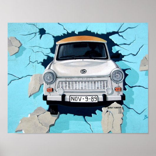 Graffiti Car Crash Poster (Vorne)