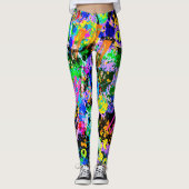Graffiti Carnival Leggings (Vorderseite)