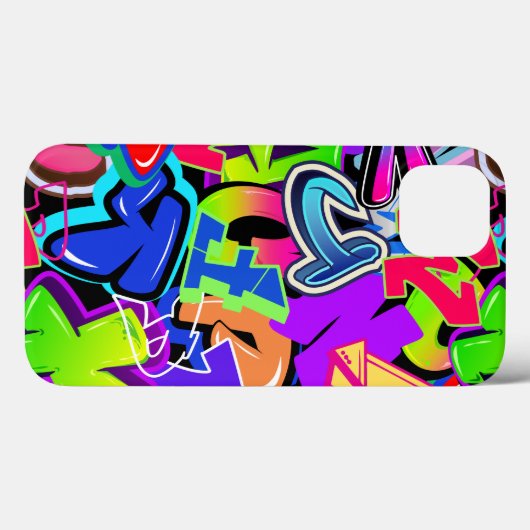 Graffiti Case-Mate iPhone Hülle (Rückseite (Horizontal))
